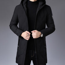 Load image into Gallery viewer, Winter Quality Loose Heating Jacket Black Leisure Men's Heating Jacket Fashion White Duck Down Dress Men's Style JG-Y89129