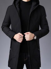 Load image into Gallery viewer, Winter Quality Loose Heating Jacket Black Leisure Men's Heating Jacket Fashion White Duck Down Dress Men's Style JG-Y89129